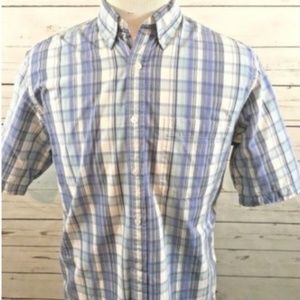 Mens IZOD Cotton Button Down Shirt